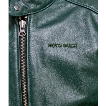 Leder Jacke Moto Guzzi Man