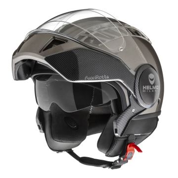 FUORIROTTA Klapp-Jethelm mit Sonnenvisier-HEHELFR19GRS