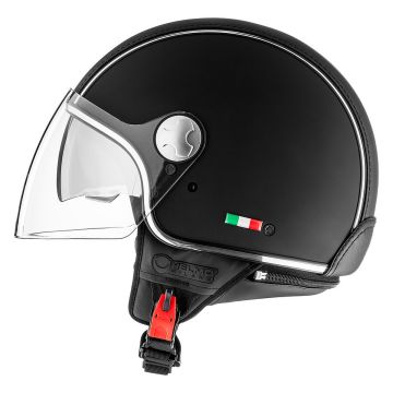 PELLEDURA PREMIUM Jethelm mit Ledereinsätzen-HEHELPEP18NNM